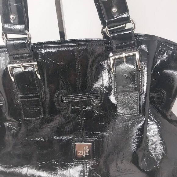 ZIJA BAG. BLACK. SHOULDER BAG. - Picture 4 of 16